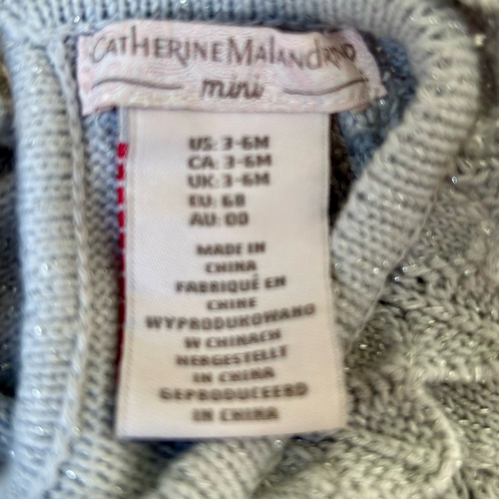 Catherine Malandrino Girls’ Knit Dress - Size: 3 to 6 Months - Picture 7 of 8